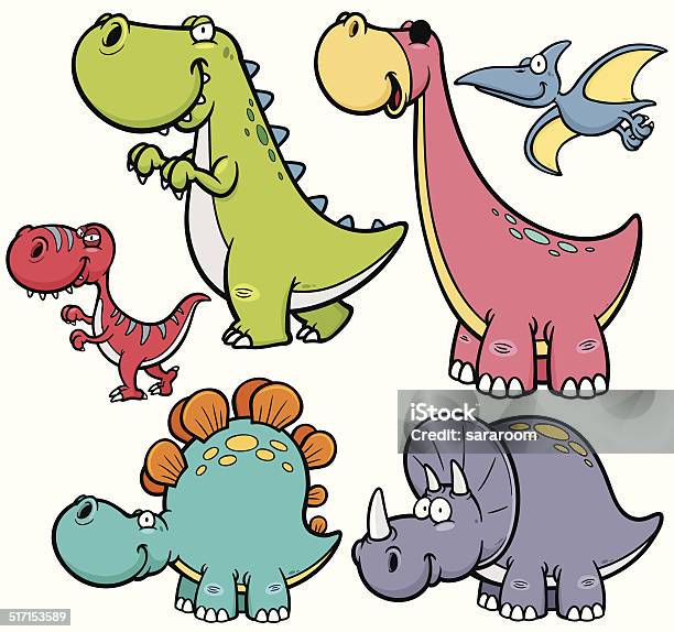 Dinosaurs Stock Illustration - Download Image Now - Dinosaur, Animal, Apatosaur