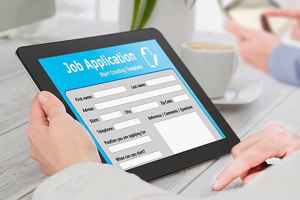 istock Online job searching. 517153640
