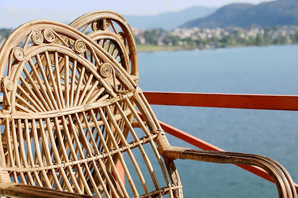 istock Wicker chairs over Phewa tal-lake. Pokhara-Nepal. 0657 517154971