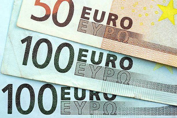 istock Close up USD and EUR, Dollar and Euro currency note 517155218