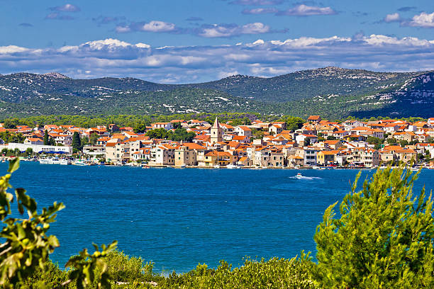 istock Pirovac coastal town waterfront view 517155609
