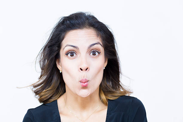 istock Pretty Woman with weird expression 517161468