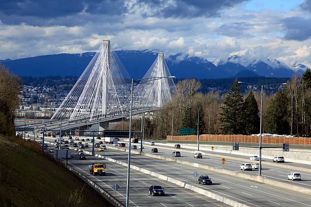 istock Port Mann Cable-Stayed Bridge British Columbia 517161642