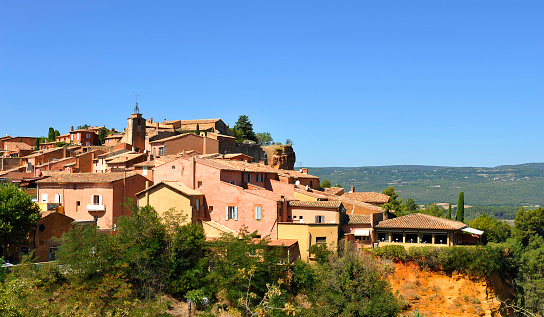 Luberon in the Vaucluse departement - France.