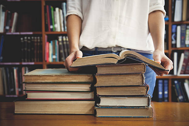 istock vintage tone of Reading a book concept 517163772