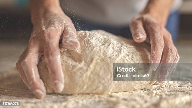 Making Yeast Dough Stock Photo - Download Image Now - Dough, Pizza, Bread