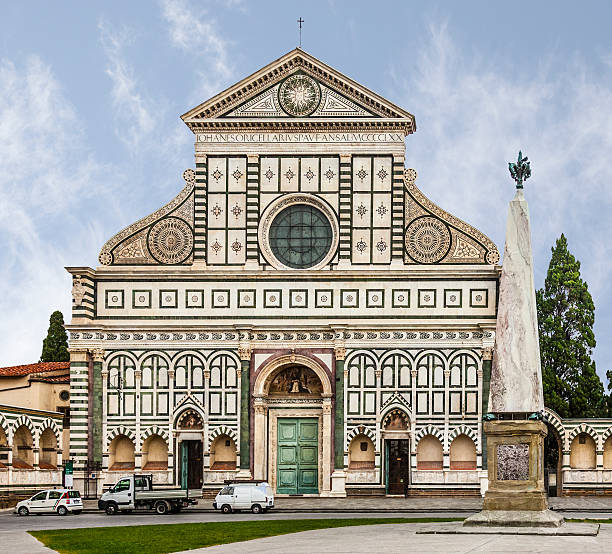 basilica di santa maria novella, florencja, włochy - church of santa maria novella zdjęcia i obrazy z banku zdjęć