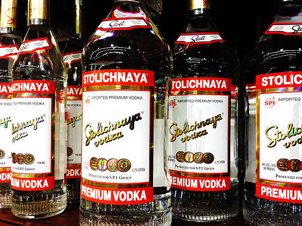 Vodca Stolichnaya - foto de acervo