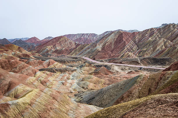 istock Danxia Rainbow Mountains, Zhangye, Gansu Province, China 517179322