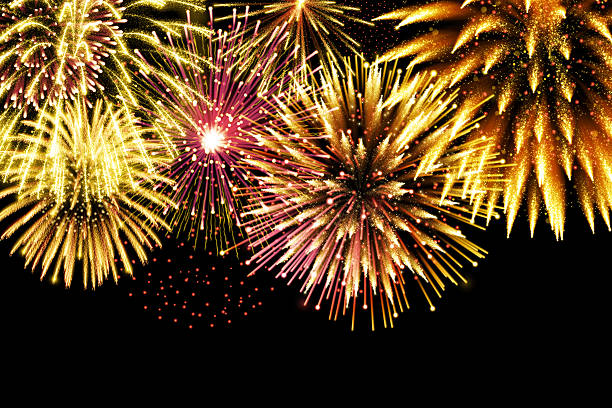 istock Glitter fireworks for festive sparkle design 517181760