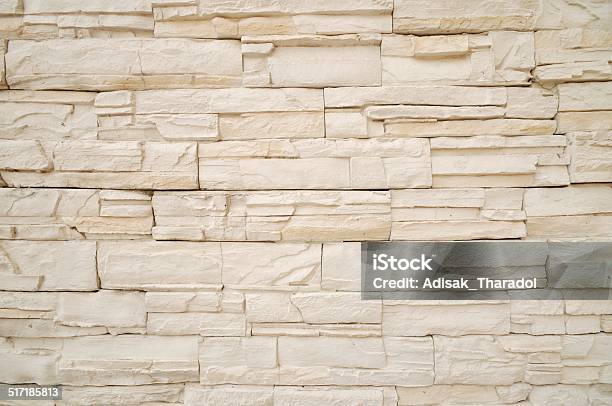 Texture Of The Stone Wall Stock Photo - Download Image Now - Artificial, Brick, Brick Wall