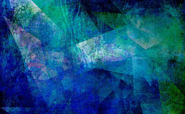 ilustraciones, imágenes clip art, dibujos animados e iconos de stock de abstract polygonal obras de arte - grunge backgrounds dirty textured effect