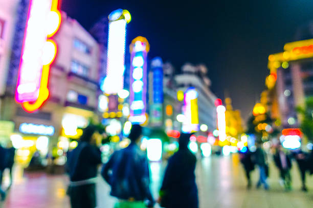 istock Nanjing Road at Night in Shanghai 517186884