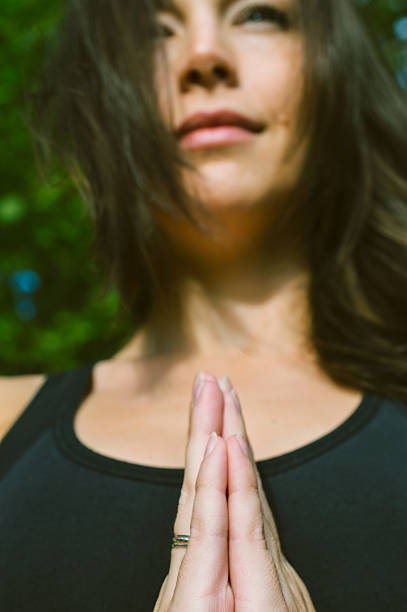 istock Hands in Namaste prayer mudra 517186959