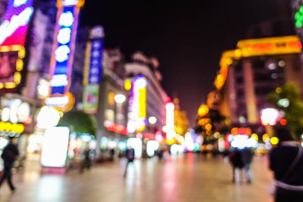 istock Nanjing Road at Night in Shanghai 517187156