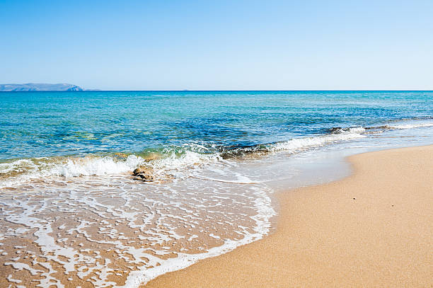 istock Beautiful tropical beach with turquoise water and white sand. 517187956