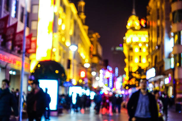 istock Nanjing Road at Night in Shanghai 517188334