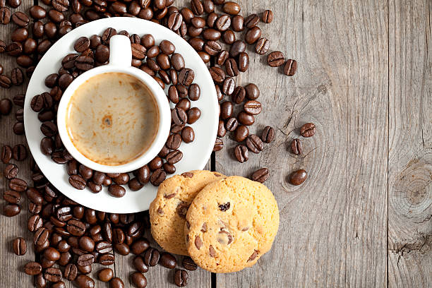 taza de café - caffeine full frame studio shot horizontal fotografías e imágenes de stock