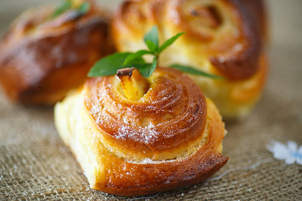 istock twisted sweet buns with apple 517195265