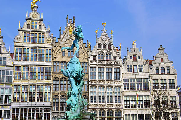 istock Monument on central square of Antwerpen 517196965