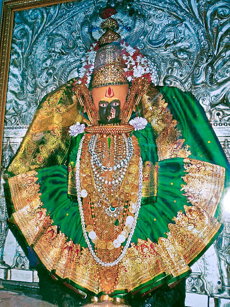 Goddess Mahalaxmi Goddess Mahalaxmi, Kolhapur, Maharashtra, India kolhapur stock pictures, royalty-free photos & images