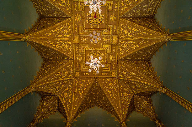 Castle Hall , The Grand Palace, Bangkok, Thailand stock photo