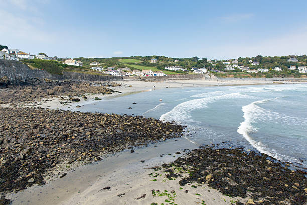 istock Coverack beach The Lizard Cornwall England UK white waves 517217407