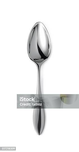 Spoon Isolated On White Stock Photo - Download Image Now - Close-up, Cooking, Dieting