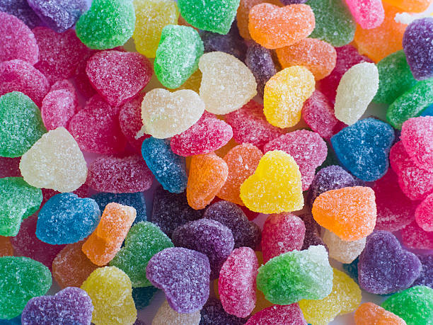 istock Colorful Conversation Hearts Candy for Valentines Day 517219225
