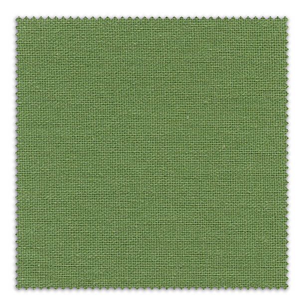 istock Olive Drab Green Fabric Swatch (Clipping Path) 517221540