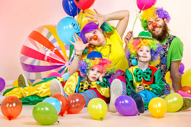 istock Comical Family of Clowns 517224560