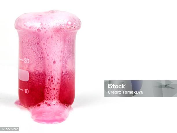 Chemistry Stock Photo - Download Image Now - Chemical Reaction, Overflowing, Beaker