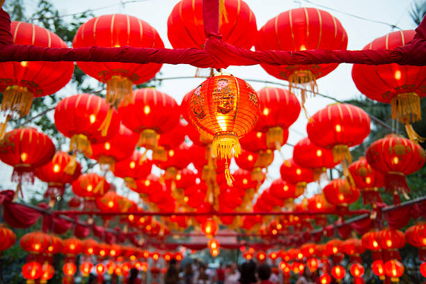 istock Chinese lanterns in lantern festival at Phuket 517227088