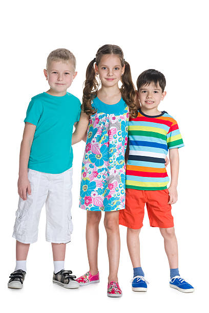 istock Fashion smiling children 517227446