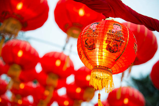 istock Chinese lanterns in lantern festival at Phuket 517227780