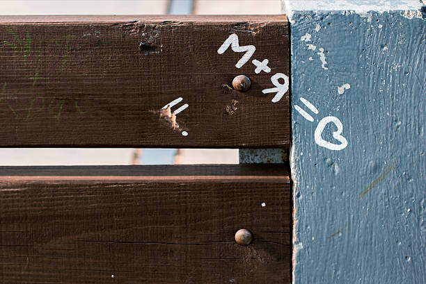istock inscriptions of lovers on a park bench 517228128