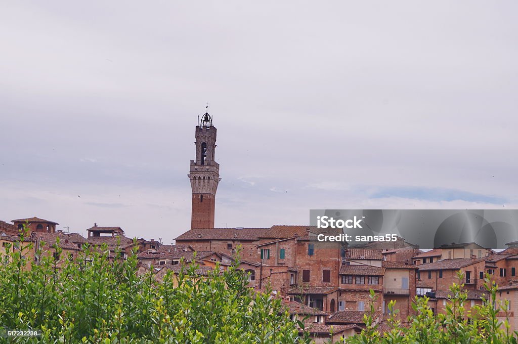 Panorama of Siena, Italy Ancient Stock Photo