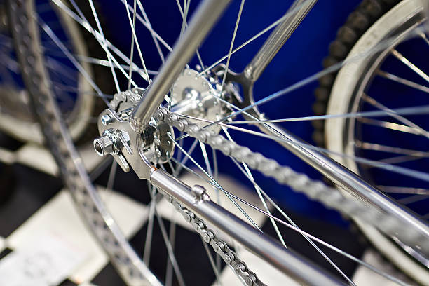 istock Rear wheel custom retro bike 517233460