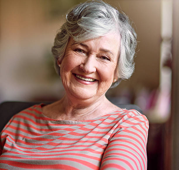 istock Content in her golden years 517234250