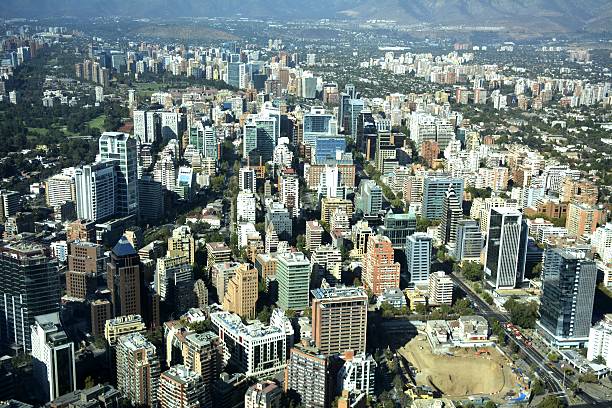 istock Aerial view of Santiago, Chile 517236012
