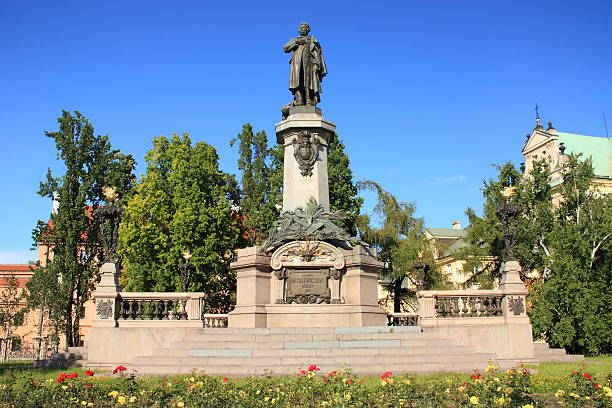 istock Warsaw, Adam Mickiewicz Monument 517239387
