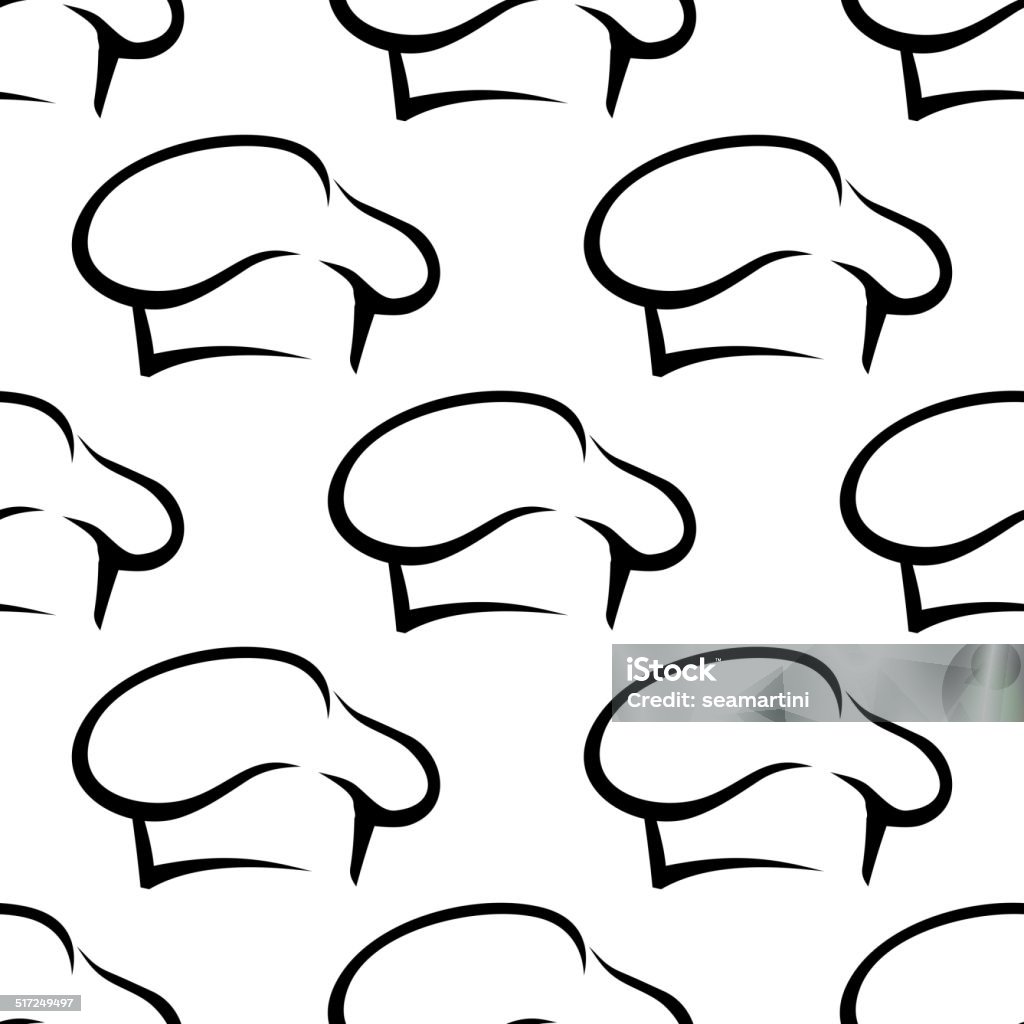 Chef Toque Pattern Chef Toque Seamless Pattern Stock Illustration - Download Image Now ...