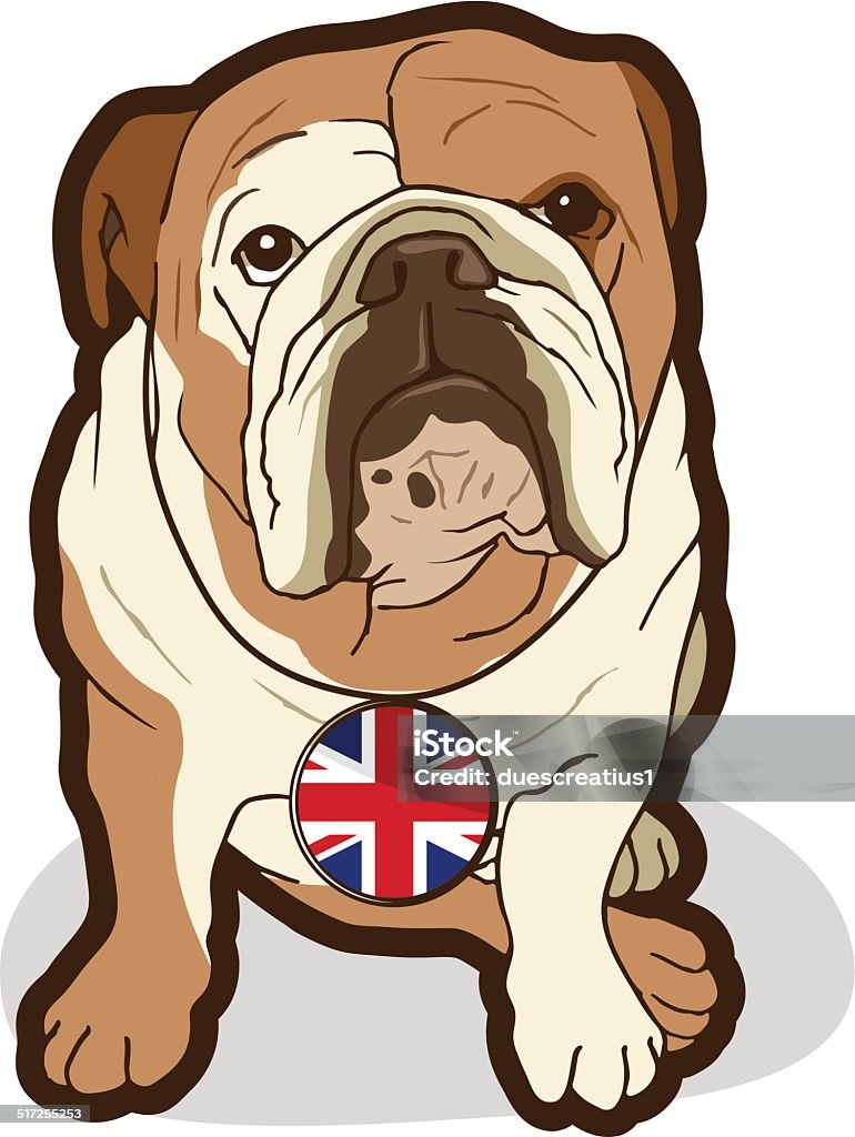 English Bulldog Bulldog stock vector