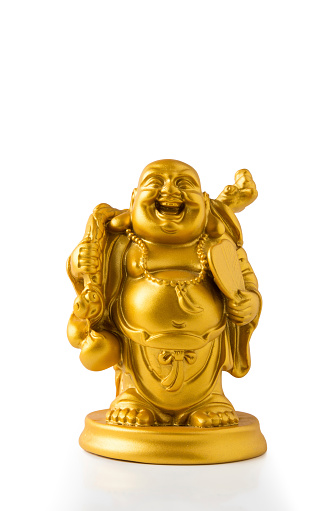 Golden Buddha Statue .