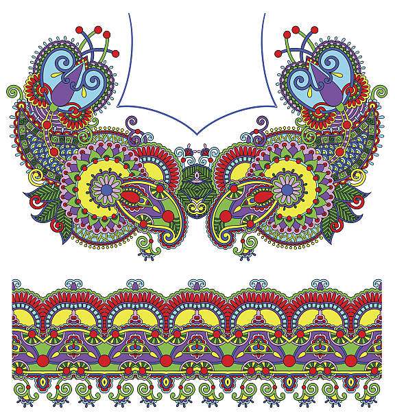 Kashmiri Embroidery Illustrations, Royalty-Free Vector Graphics & Clip ...