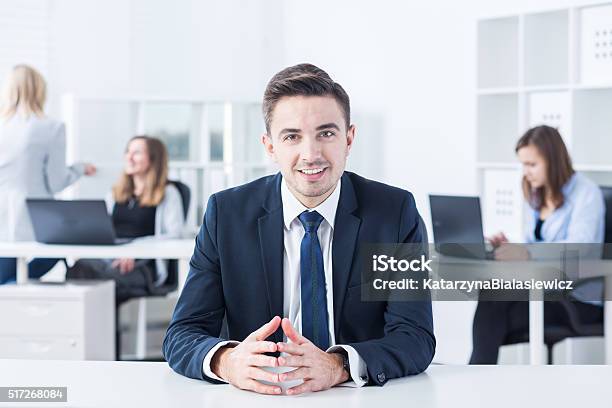 Talking With A Future Worker Stock Photo - Download Image Now - Adult, Business, Business Finance and Industry