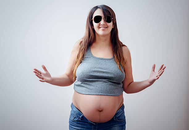 istock Aggressive pregnant woman gesturing with hands 517272466