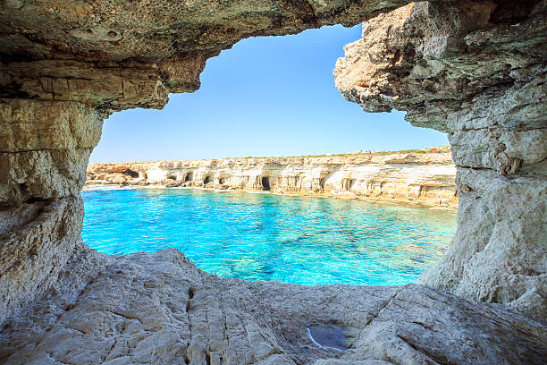 istock Beautiful cliffs and arches in Aiya Napa, Cyprus 517273252