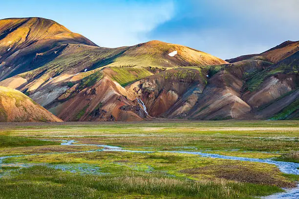 Photo of Early summer morning in the Landmannalaugar, Iceland