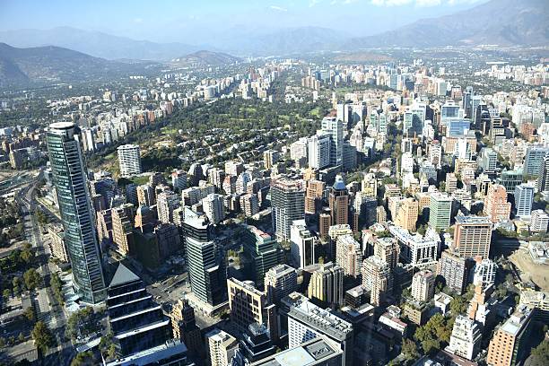 istock Aerial view of Santiago, Chile 517274696